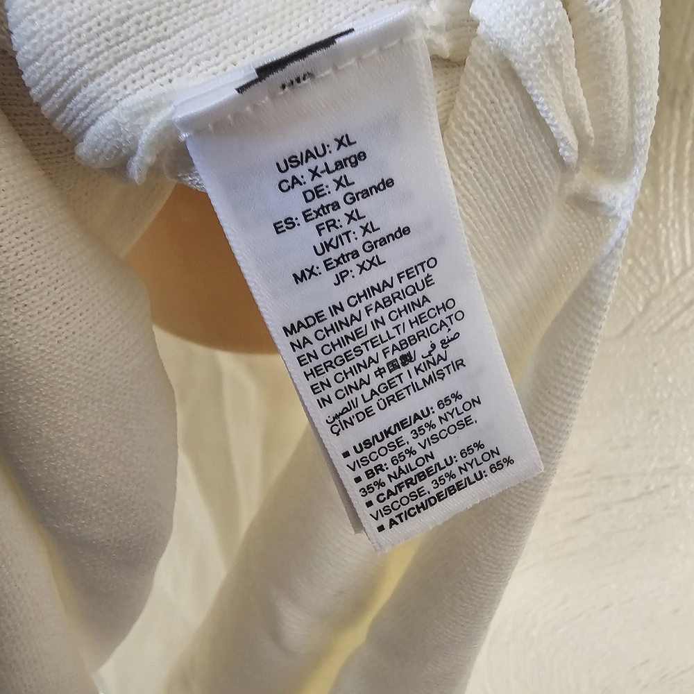The Drop Gabriela High Neck Cut-in A-line Side-Slit Maxi Sweater Dress Size XL - Picture 12 of 13